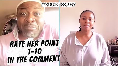 Rate Her Point 1 10 In The Comment #mcbishopcomedy #fyp #viral #viralvideo #funny