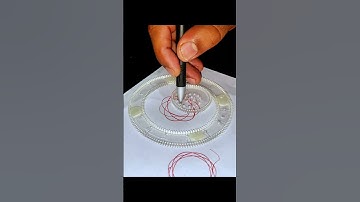 Impossible Spirograph Pattern Draw in 10 second #spirograph #asmr #spirographdesigns #spirographasmr