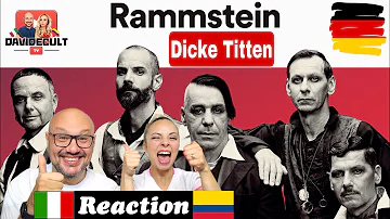 Rammstein - Dicke Titten - Reaction and Analysis  🇮🇹Italian And Colombian🇨🇴 React "subtitles"