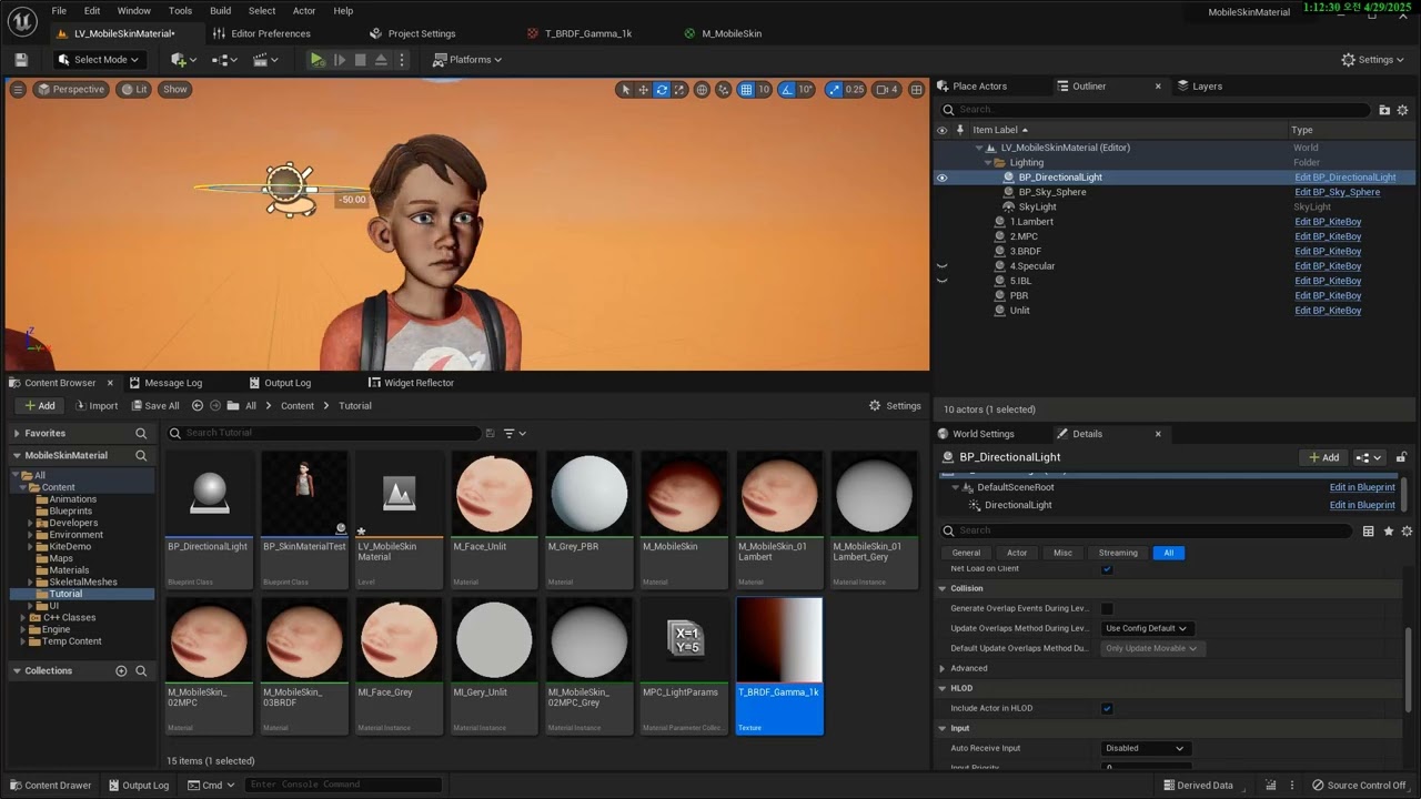Skin Material tutorial in UnrealEngine - Part3, Pre-Integrated BRDF