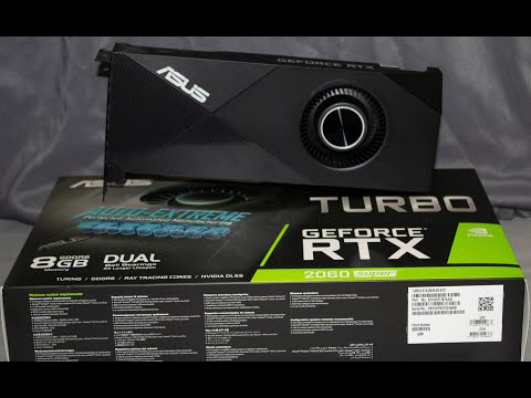 indkomst bidragyder Bevis Asus RTX 2060 Super Turbo Evo Review - YouTube