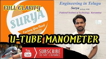 U-TUBE MANOMETER