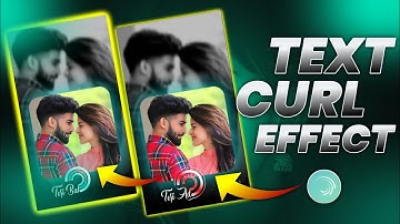 4K+ Full Screen Photo Ocsilate Text Curl Effect Alight Motion Hindi 🔥Vinit sah