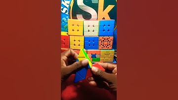 pyramid cube solve this video new magic trick#shorts #ytshorts #rubikscube #youtubeshorts