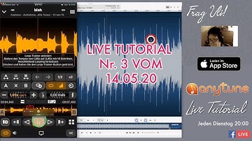 3️⃣ Anytune LIVE-Tutorial Nr. 3 - Tipps & Tricks! (3 von 4)