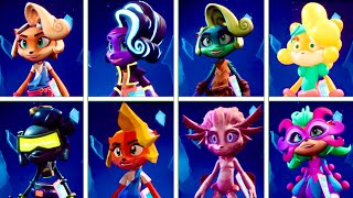 Crash Bandicoot 4: It's About Time - All Coco Bandicoot Outfits & Skins