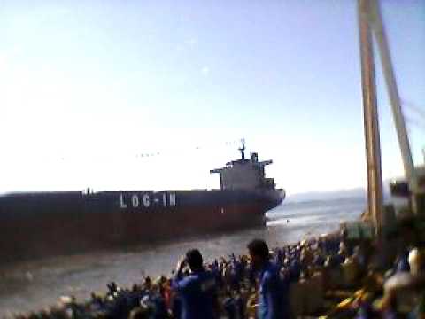 lançamento do navio log in tambaqui