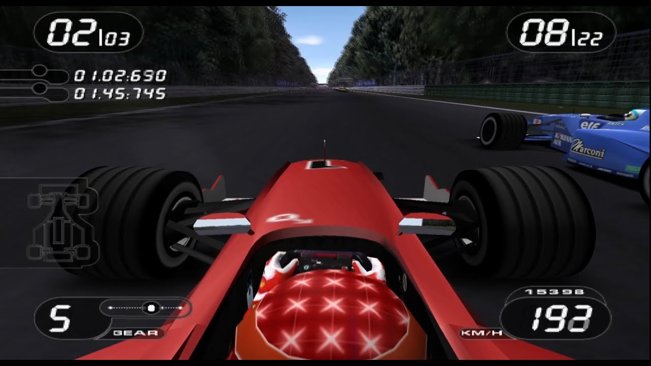Formula One 2001 - Gameplay, PS2 Emulator