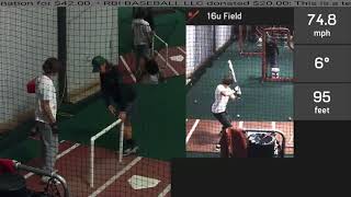 Brooks T '25 & Eli J '26 Hitting Session using HitTrax & Blast Motion 111022