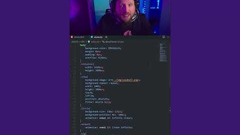 Crea efecto nieve con HTML y CSS #shorts
