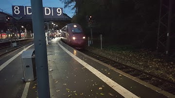 Thalys 4322 vertrekt van Aachen hbf naar Paris Nord