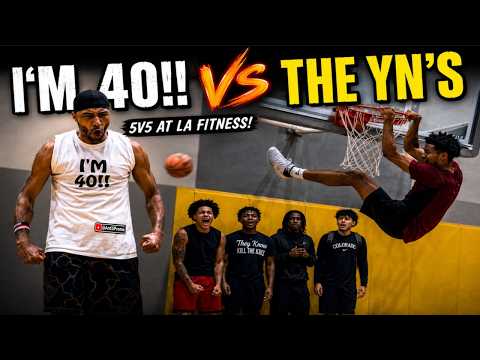I'M 40!! Keepin' up with the Youngins | 5v5 Basketball