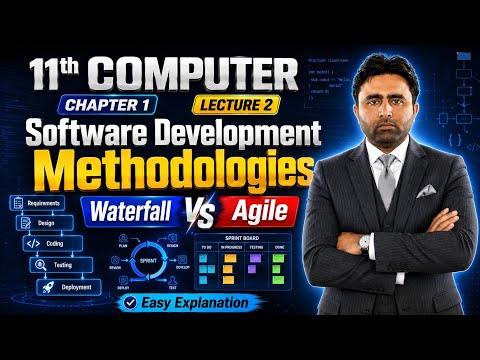 11th Computer New Book | Software Development Methodologies | Waterfall ...