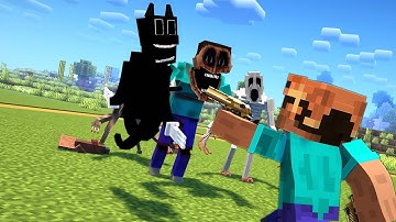 Minecraft Scariest Mods VS Creative Mode Steve!
