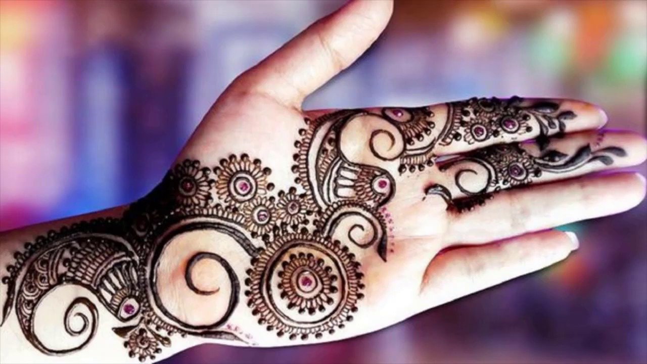 Simple Mehndi Designs Images Latest Easy Eid Henna Designs Youtube