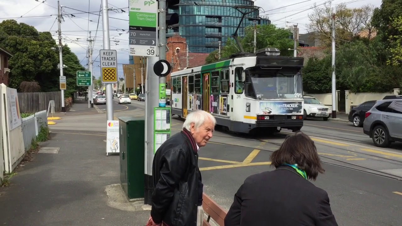 Route 70 and 75 Trams At Camberwell tram depot - YouTube