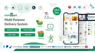 6amMart - Multivendor Food, Grocery, eCommerce, Parcel, Pharmacy delivery app Source Code Download