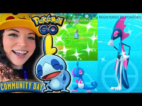 SHINY SOBBLE Community Day! ✨Pokémon GO