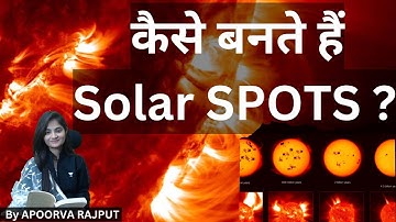 What are SUN-SPOTS | Solar Astronomy for UPSC CSE By Apoorva Rajput | Geography through Animation