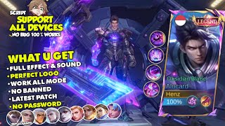 New Script Skin Alucard Legend Revamp No Pword Logo - Full Effect & Sound - Patch Terbaru