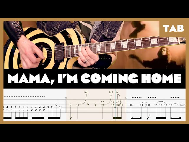 Ozzy Osbourne - Mama I'm Coming Home - Guitar Tab | Lesson | Cover | Tutorial class=