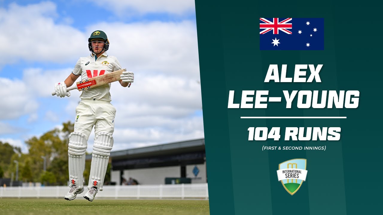 Lee-Young top scores twice | Day 3, Second Youth Test v India U19s