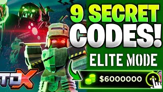 ⚠️*ELITE MODE* UPDATE!!⚡TDX FRESH CODES | TOWER DEFENSE X CODES IN JUNE 2025 | ROBLOX TDX CODES 2025
