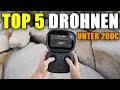 Die besten Drohnen unter 200€ ► TOP 5 Drohnen mit Kamera im Vergleich 2020 ◄