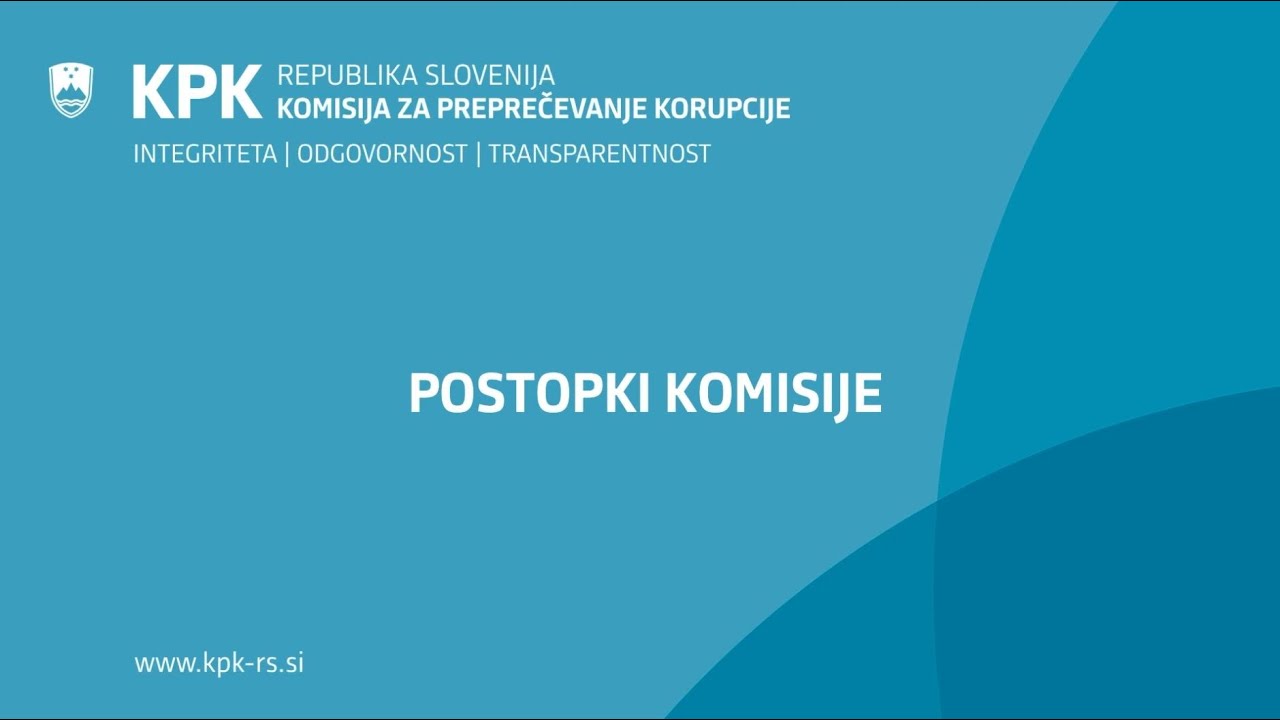 Postopki komisije