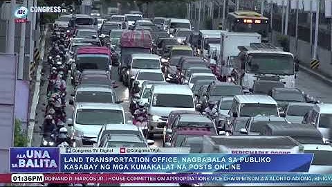 Land Transportation Office, nagbabala sa publiko kasabay ng mga kumakalat na posts online
