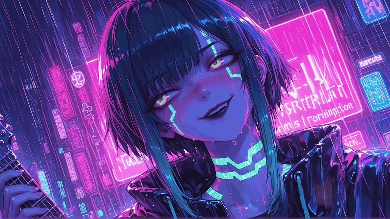 After Midnight — Calm Cyberpunk Guitar City Ambience