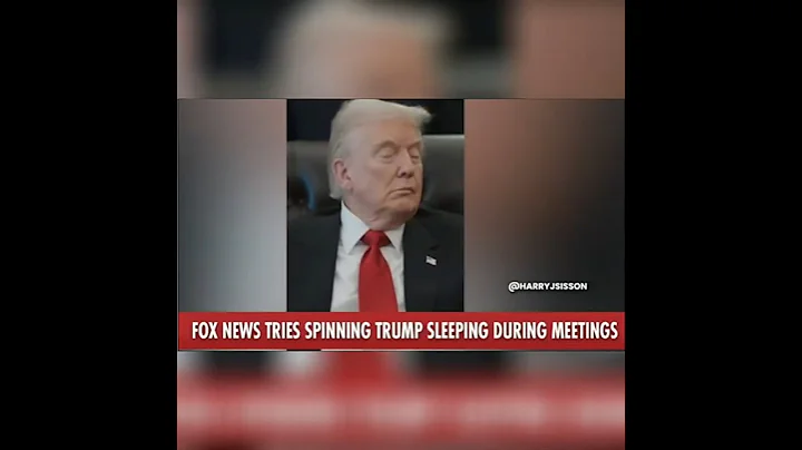 President Trump : You Will Never Catch Me Sleeping 😴 On Camera! 🎤 #shorts