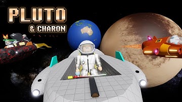 PLUTO & CHARON Adventure with Friends in Space Simulator on Roblox