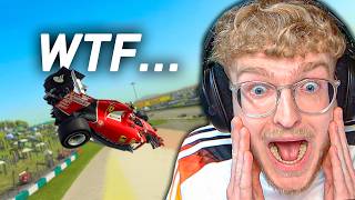 Das F1-Spiel mit der lustigsten Crash-Physik... CutterLukas Reaktion screenshot 3
