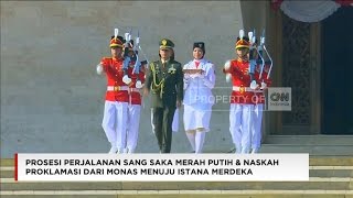 FULL VIDEO 1: Perjalanan Sang Saka Merah Putih & Naskah Proklamasi Dari Monas - Istana Merdeka