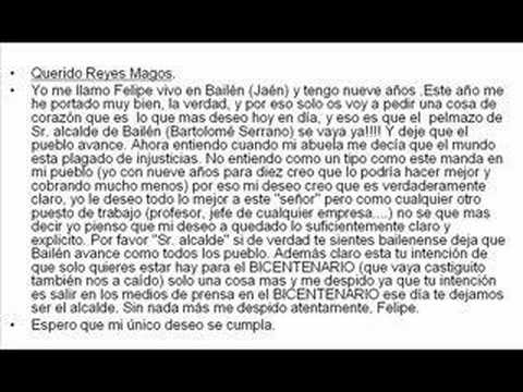 Carta a los reyes magos - YouTube