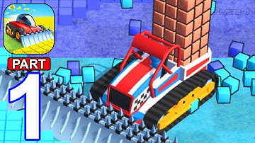 Cube Slicer: ASMR Cutting Game - Gameplay Walkthrough Part 1 Level 1-3 Slice It All! (Android, iOS)