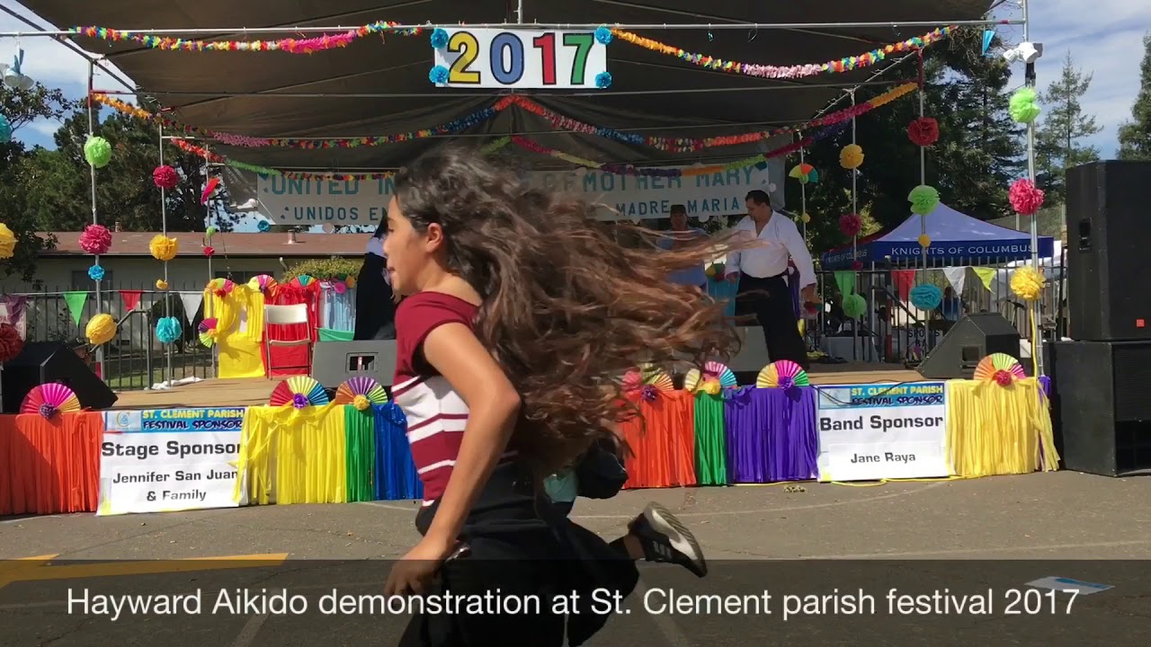 Hayward Aikido demonstration at St. Clement parish festival 2017 YouTube