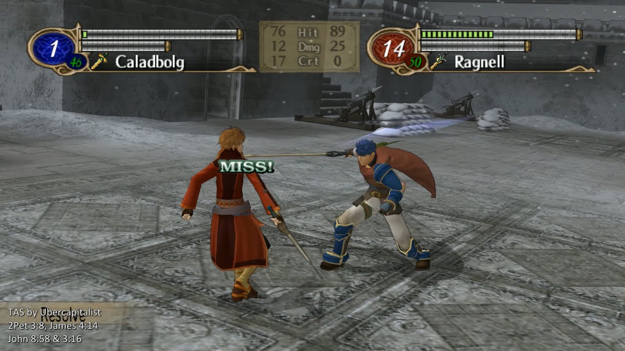 TAS Edward vs Ike, Fire Emblem: Radiant Dawn (FE10, FE:RD)