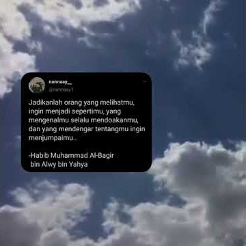 Status Instagram Habib Muhammad Al Bagir bin Alwy bin Yahya