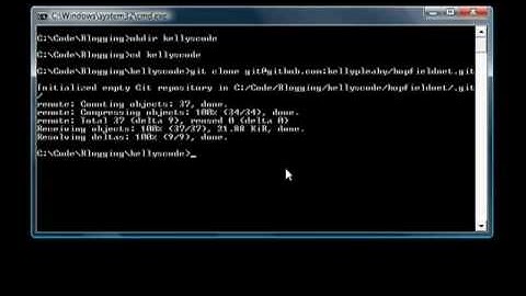 Using git to clone a public repo