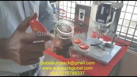 Semi Automatic Lug Capping Machine