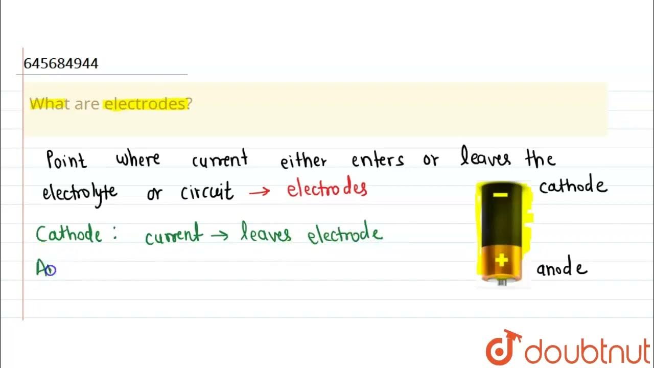 What are electrodes? CLASS 8 CHEMICAL EFFECTS OF ELECTRIC CURRENT