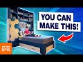 It&#39;s a Bed, Closet, Dresser, &amp; Bookshelf all in 1! (With Build Plans)