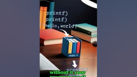 Why do we use stdio.h header file in C programming