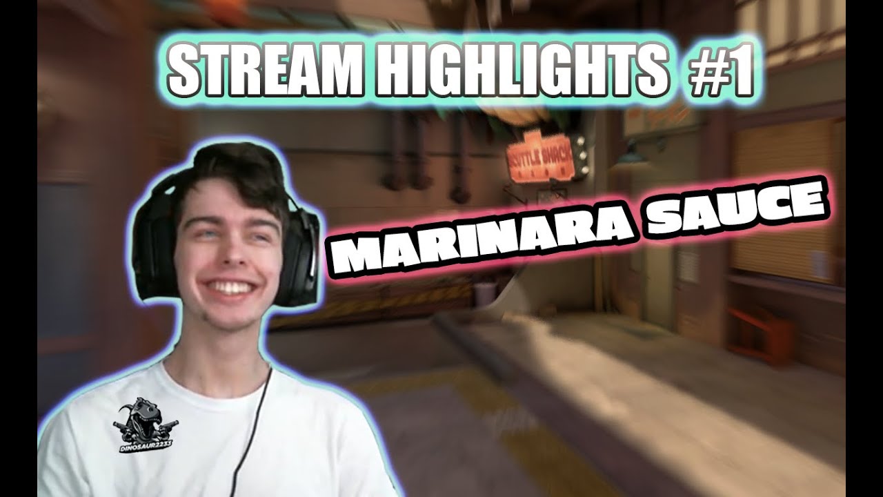 MARINARA SAUCE??? | First Stream Highlights | Dinosaur2223