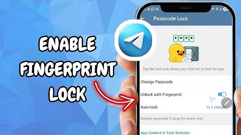 How To Enable Fingerprint Lock In Telegram