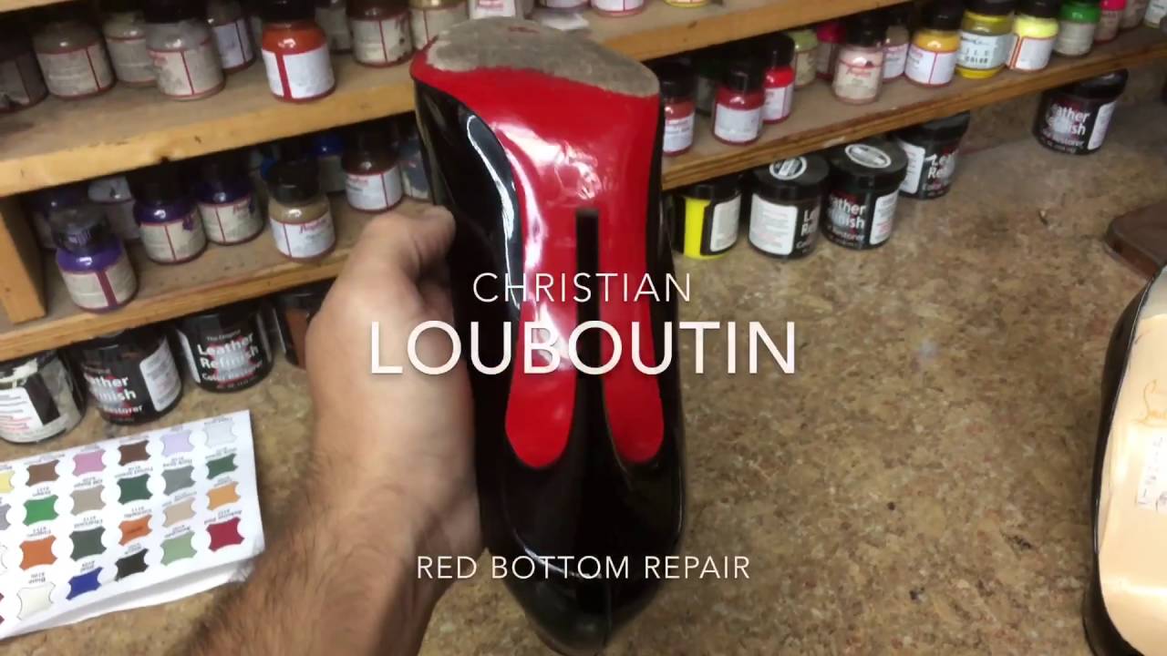 christian louboutin red bottom repair