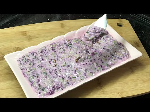 Yoğurtlu Kabaklı Lahana Salatası - Naciye Kesici - Yemek Tarifleri