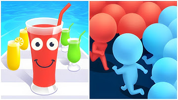 Snake Clash.io vs Juice Run 3D - (Max Level, ASMR Game), Part - 01